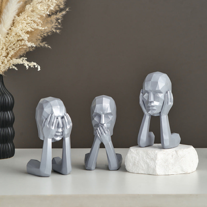 Artistic Portrait Ornaments Light Luxury Home Decorations