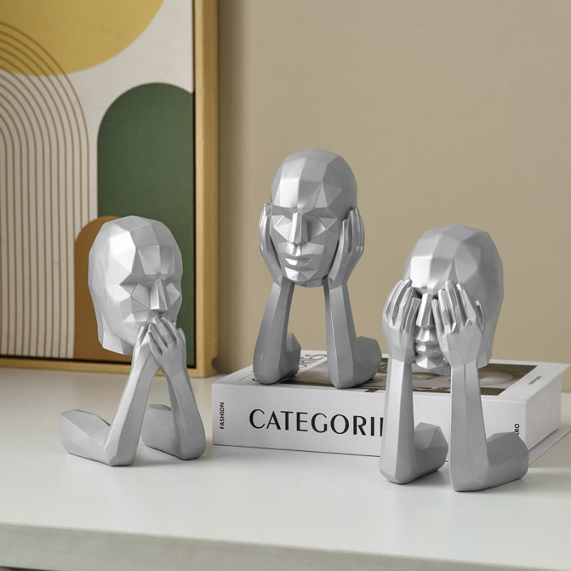 Artistic Portrait Ornaments Light Luxury Home Decorations