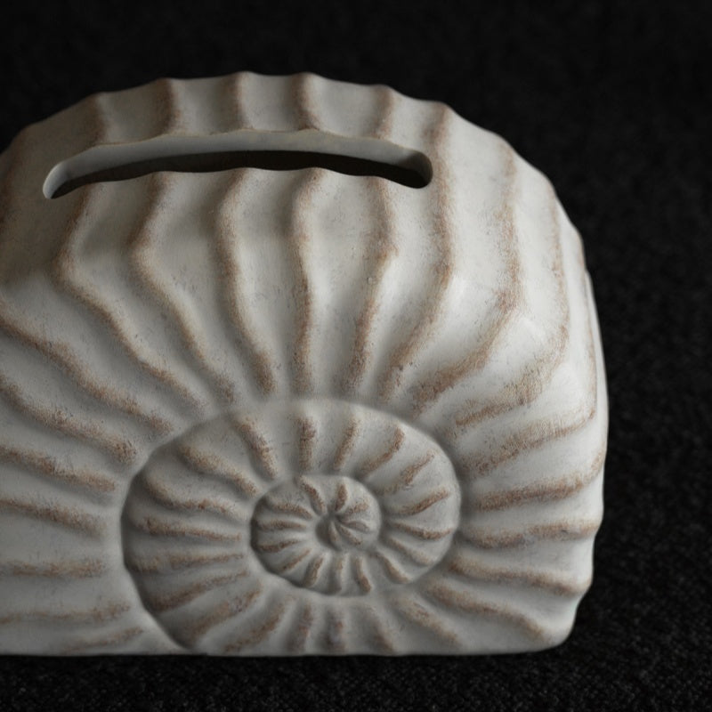 Creative Conch Tissue Box Decoration Light Luxury High-grade Home