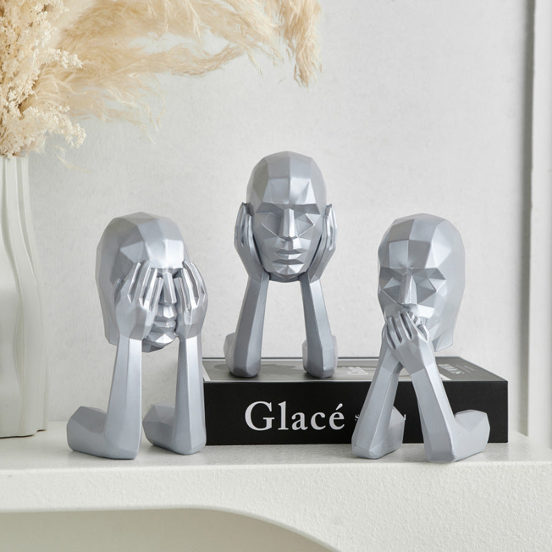 Artistic Portrait Ornaments Light Luxury Home Decorations