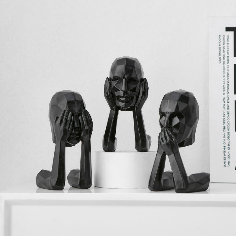 Artistic Portrait Ornaments Light Luxury Home Decorations